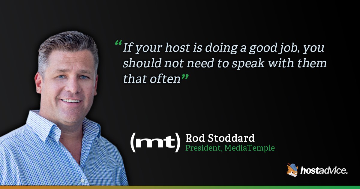 Rod Stoddard Media Temple
