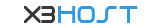 x3host.com Logo