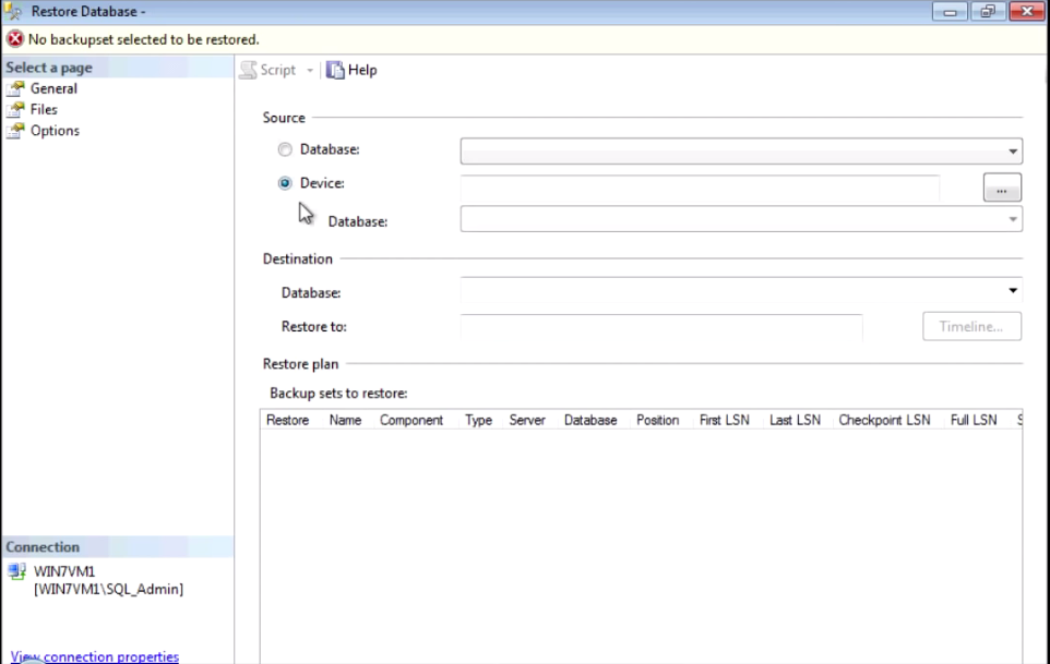 How To Backup and Restore MSSQL on a Windows VPS or Dedicated Server