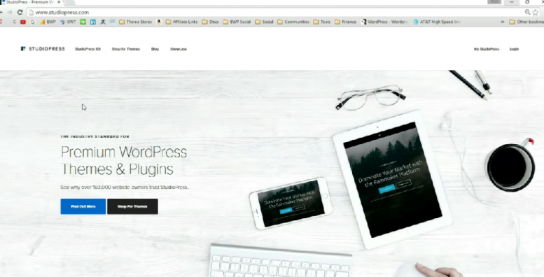 Use a lightweight WordPress theme (e.g. studio press)