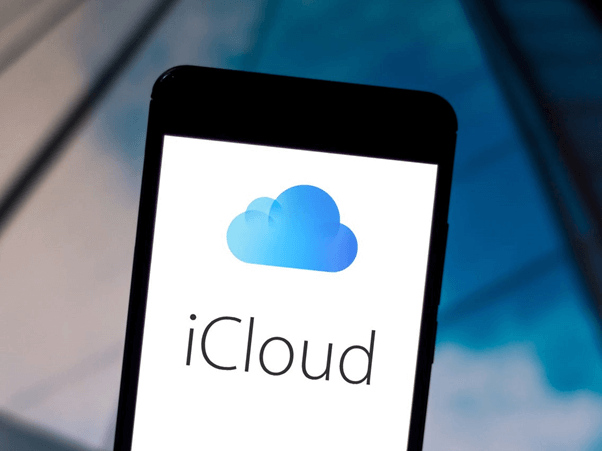 photo of iCloud app on iPhone