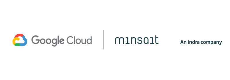 Google Cloud and Minsait logos