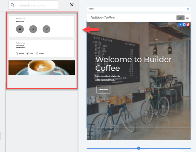 Because the website designs are fundamental, you may want to explore using another website builder if you want something more original