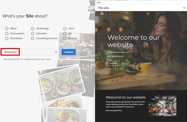 Because the website designs are fundamental, you may want to explore using another website builder if you want something more original