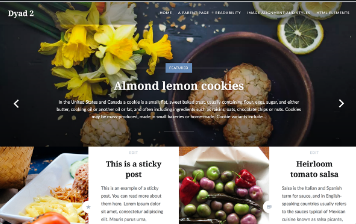 Image of the variety of templates offered by WordPress website builder