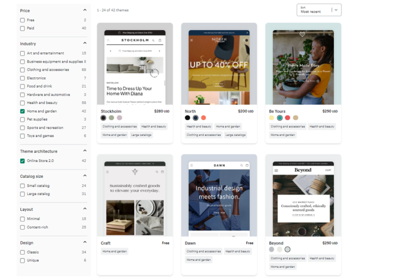 A photo that shows some of Shopify's 