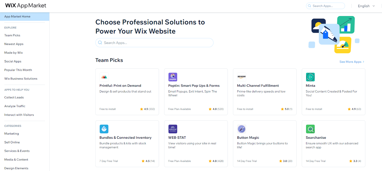 Wix App Market