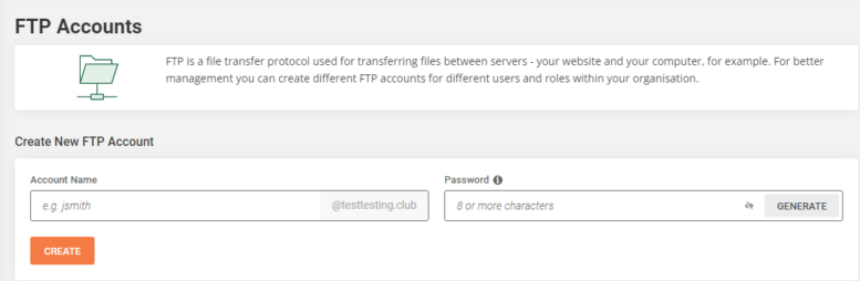 screenshot of SiteGround WordPress