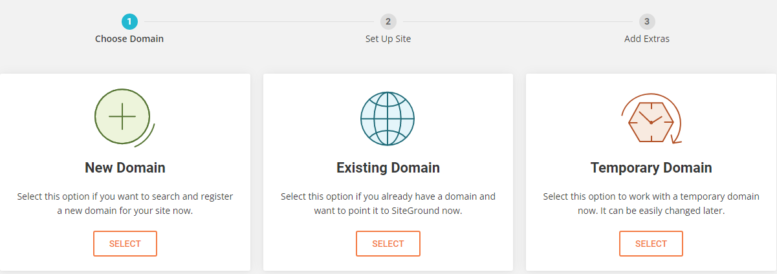 screenshot of SiteGround WordPress