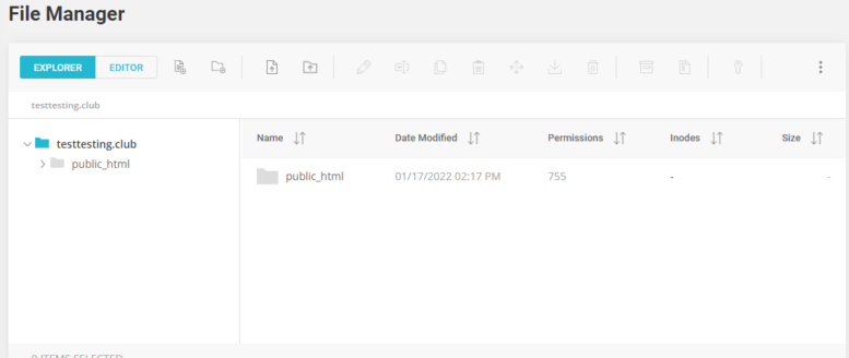 screenshot of SiteGround WordPress