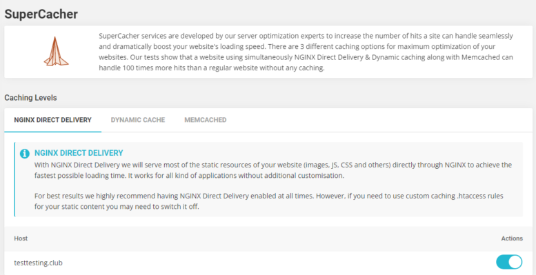 screenshot of SiteGround WordPress