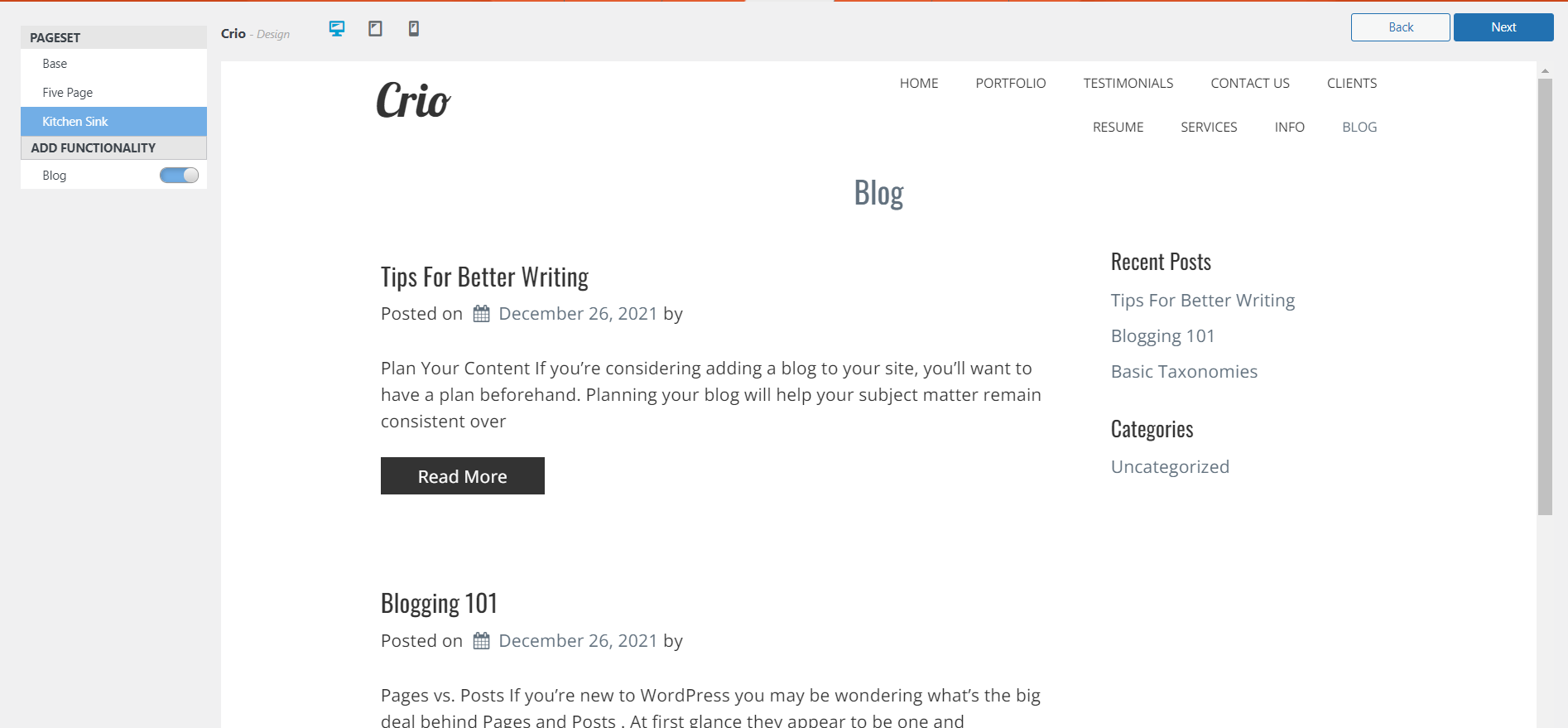DreamHost Website Builder Planı Kurulumu