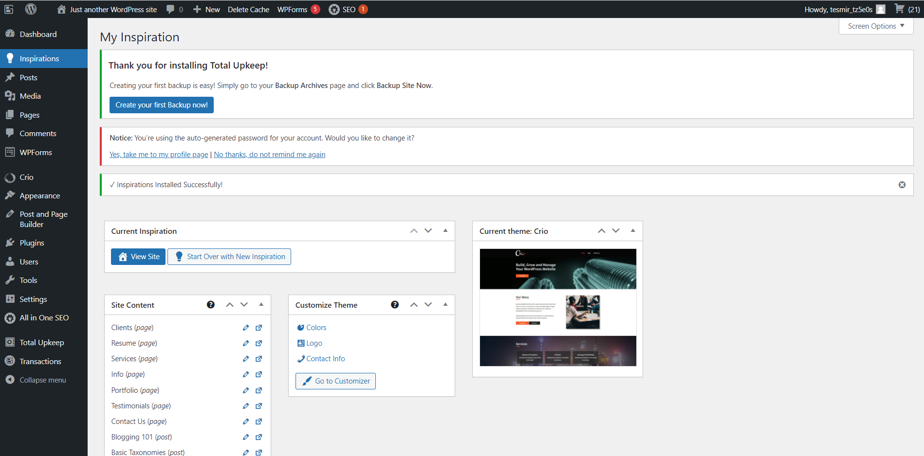 DreamHost Website Builder Planı Kurulumu