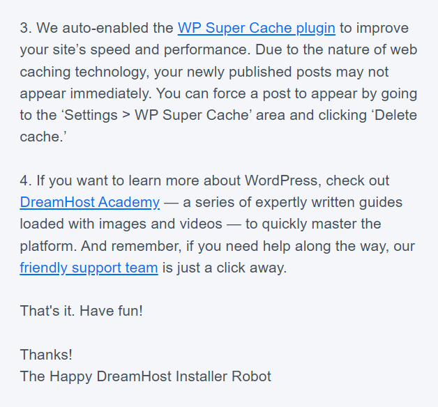 DreamHost Website Builder Planı Kurulumu
