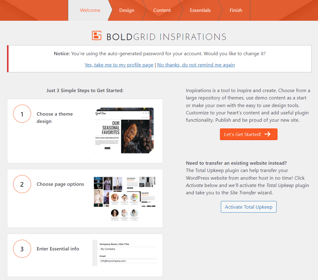 DreamHost Website Builder Planı Kurulumu
