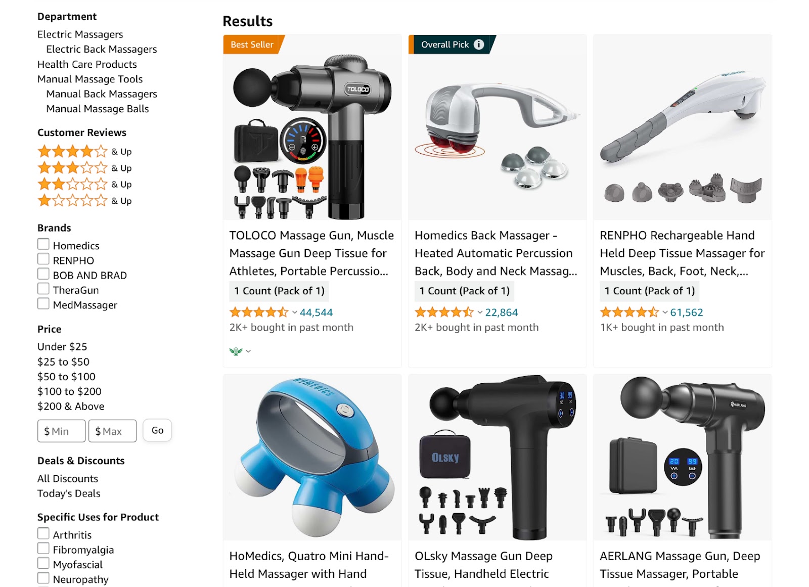 Handheld Massagers