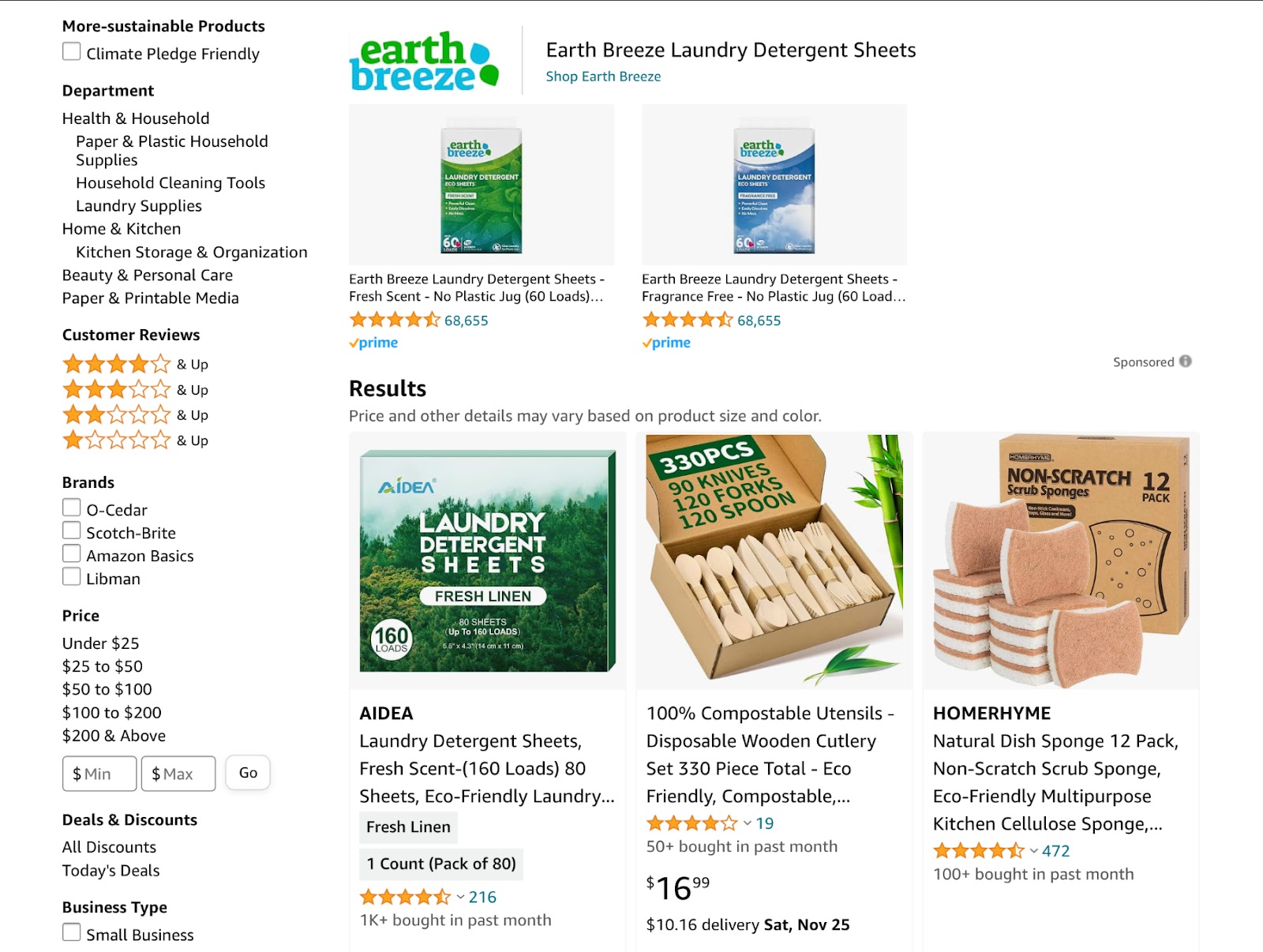 Sustainable and Eco-Friendly Products