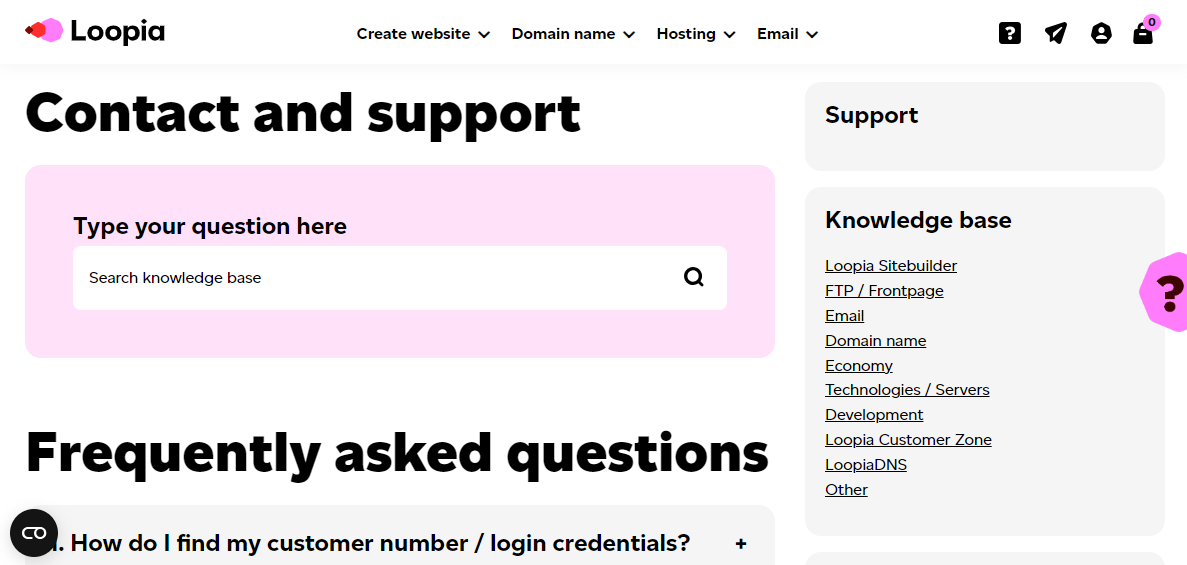 How to contact Loopia Customer Support - Contact List 2024
