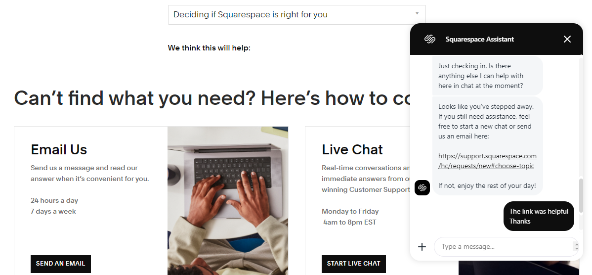 How to contact Squarespace Customer Support - Contact List 2024