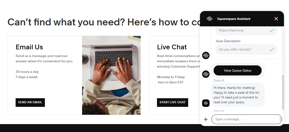 How to contact Squarespace Customer Support - Contact List 2024