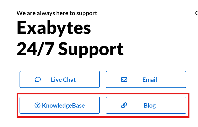 How to contact Exabytes Customer Support - Contact List 2024