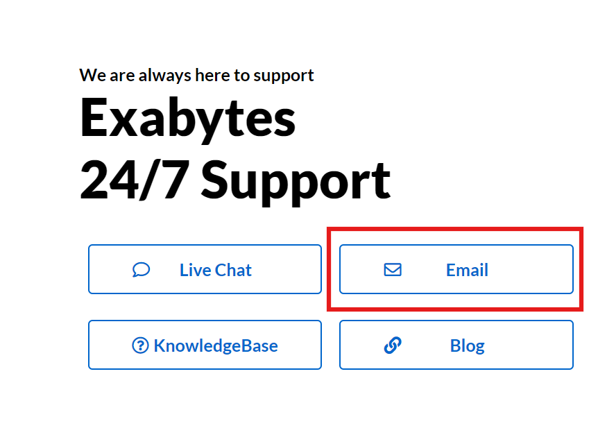 How to contact Exabytes Customer Support - Contact List 2024