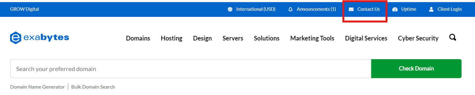 How to contact Exabytes Customer Support - Contact List 2024