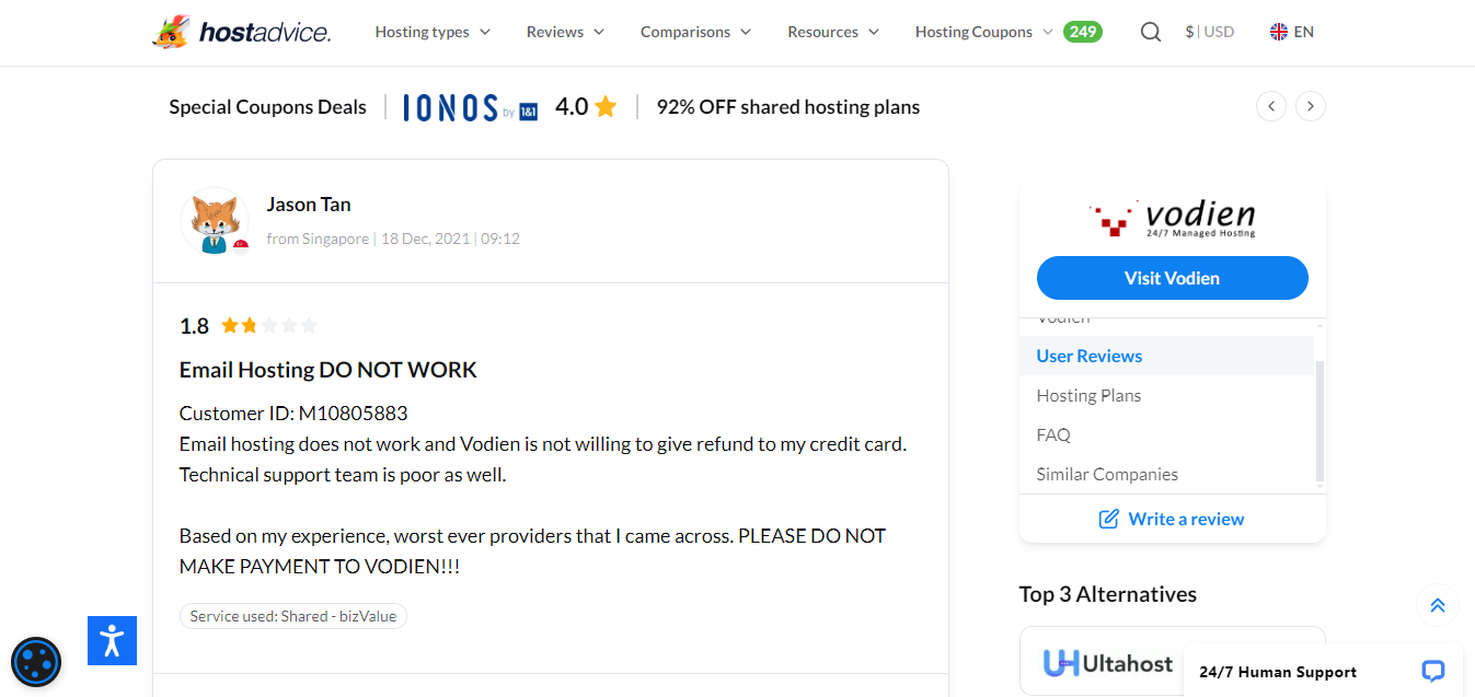 How to contact Vodien Customer Support - Contact List 2024