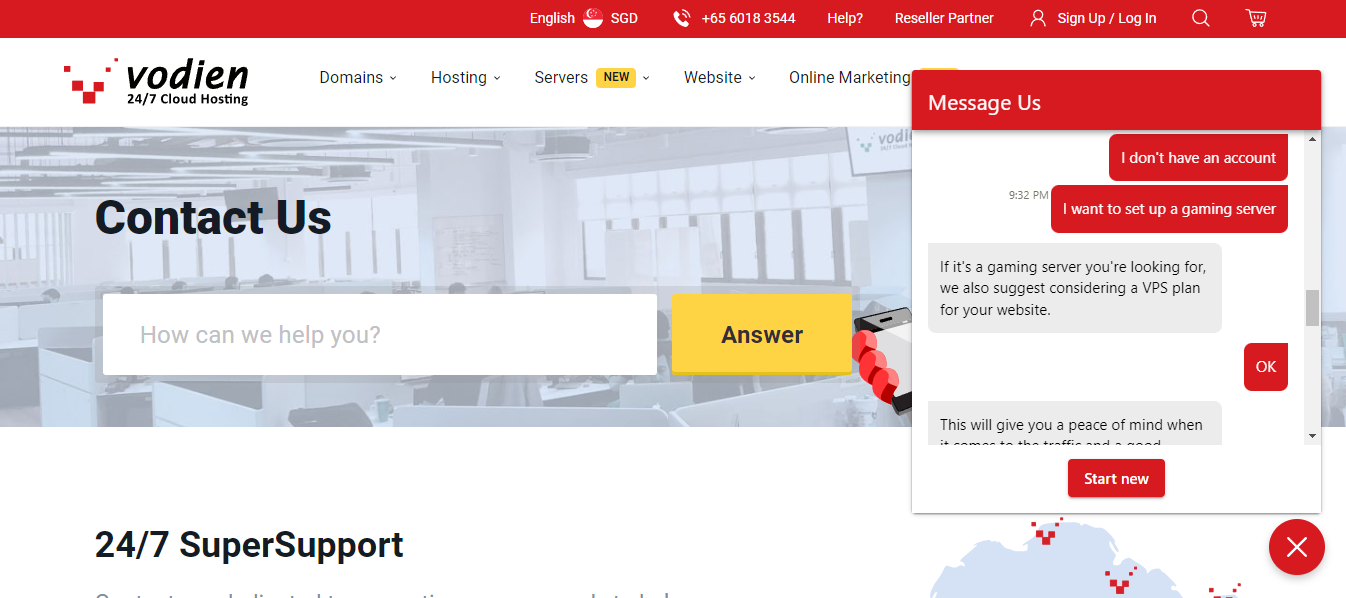 How to contact Vodien Customer Support - Contact List 2024
