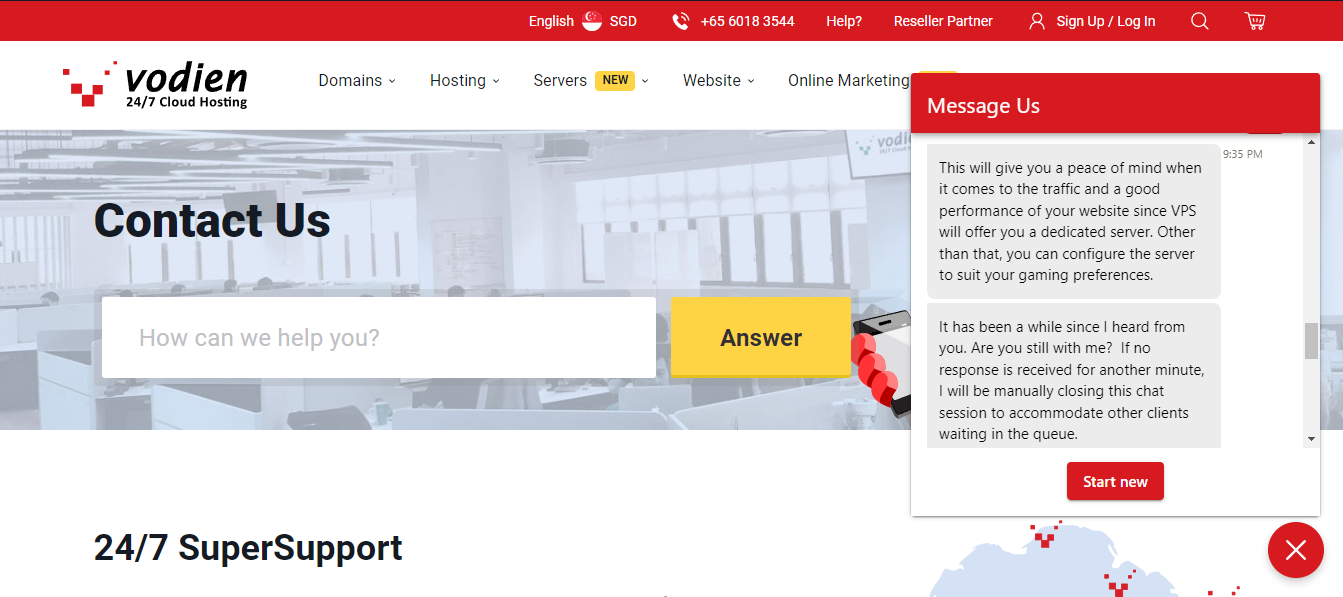 How to contact Vodien Customer Support - Contact List 2024