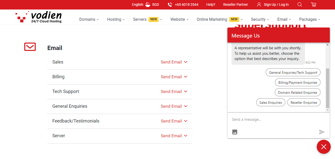 How to contact Vodien Customer Support - Contact List 2024