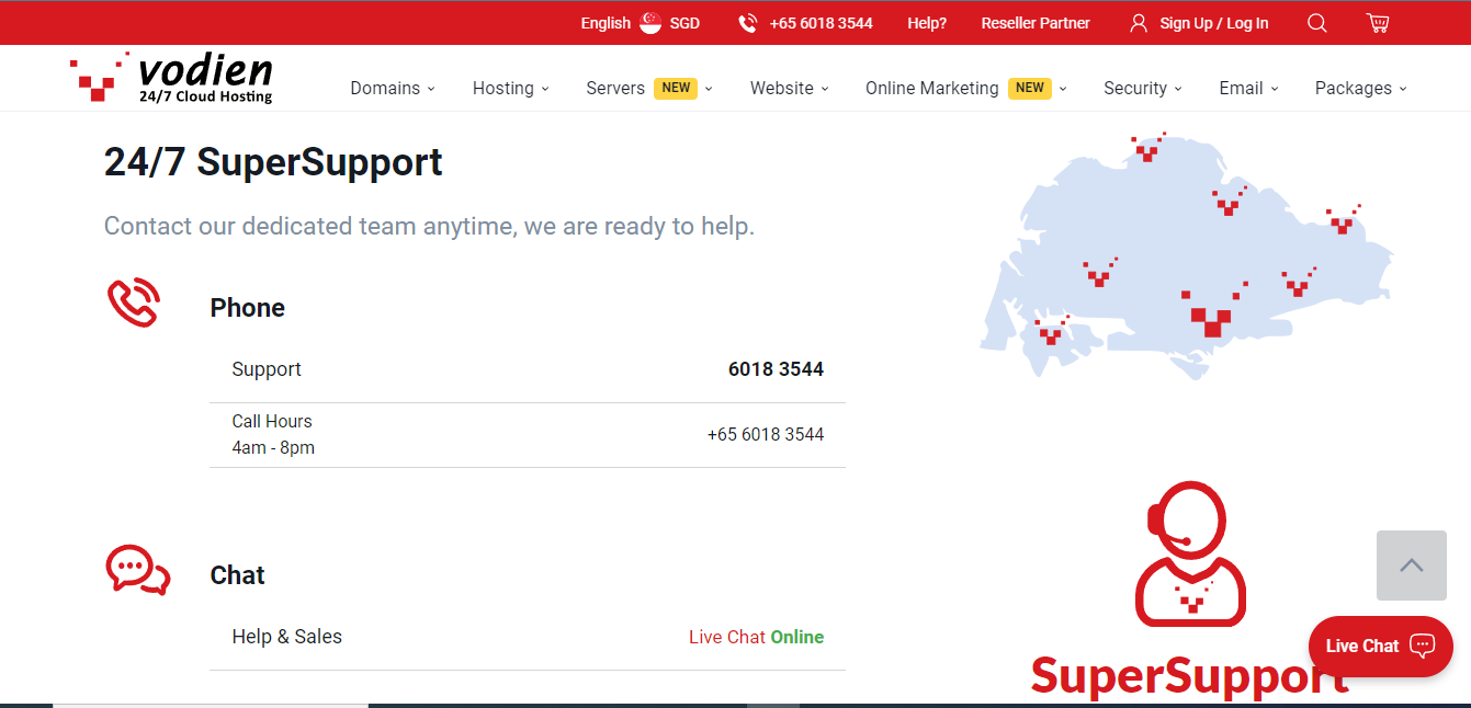 How to contact Vodien Customer Support - Contact List 2024