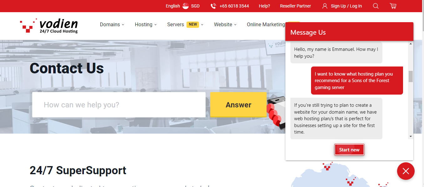 How to contact Vodien Customer Support - Contact List 2024