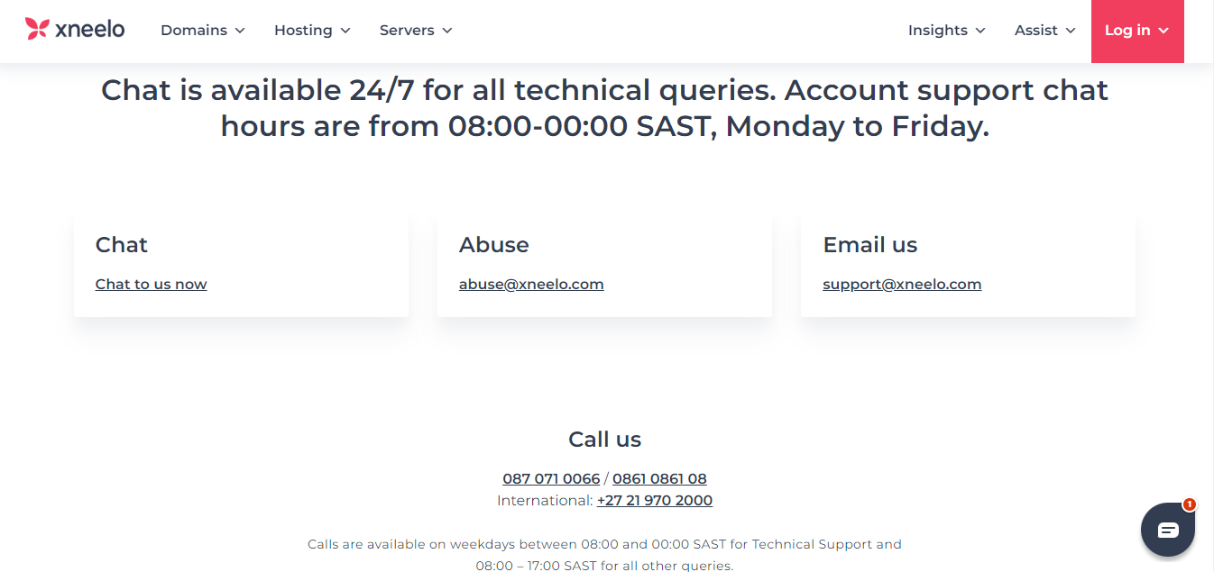 How to contact Xneelo Customer Support - Contact List 2024