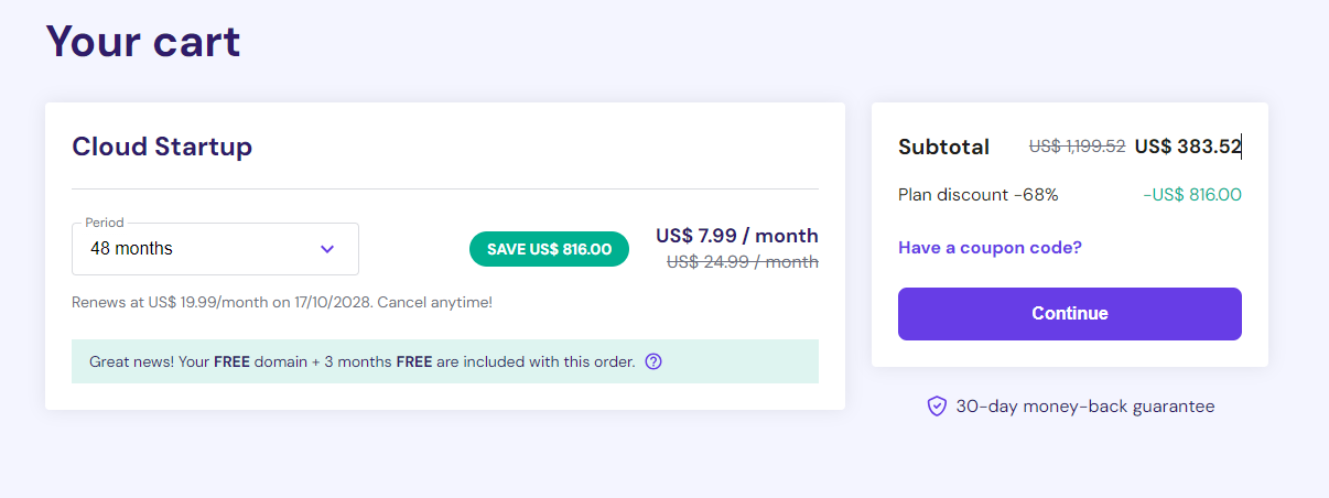 Hostinger WordPress Hosting