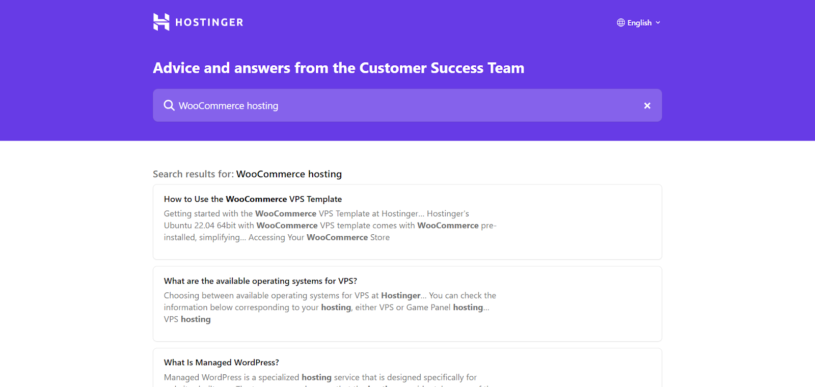 1Hostinger WooCommerce hosting