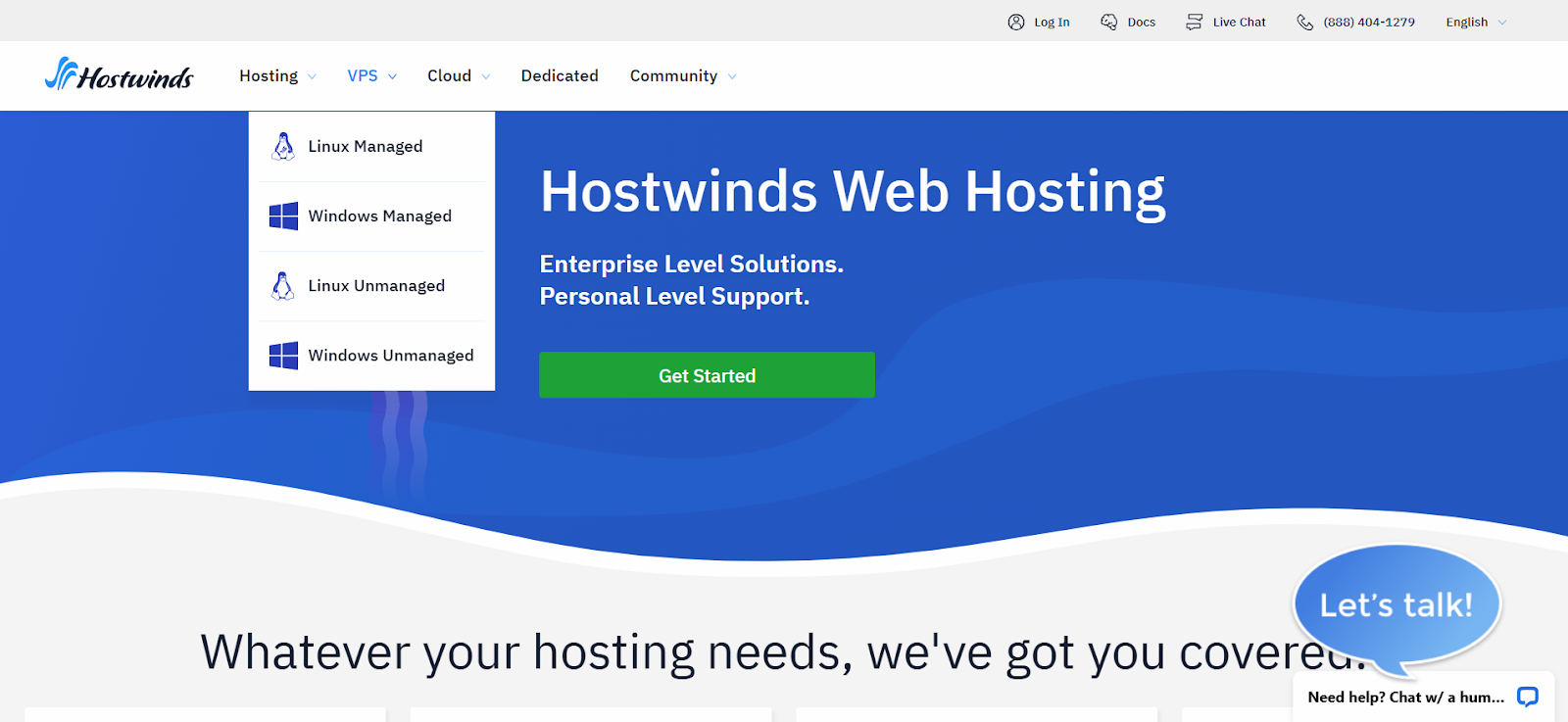 1Hostwinds VPS