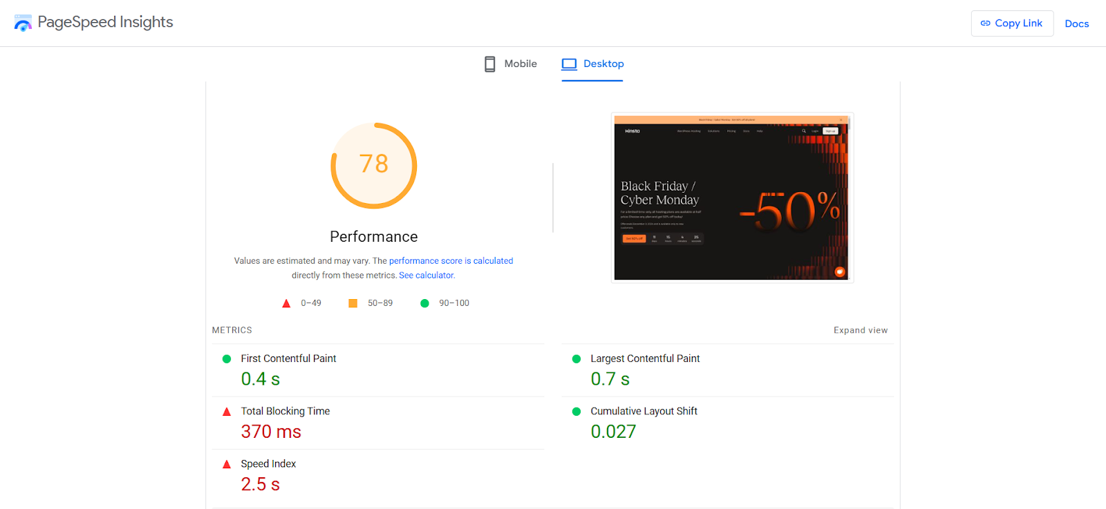 2Kinsta WordPress hosting