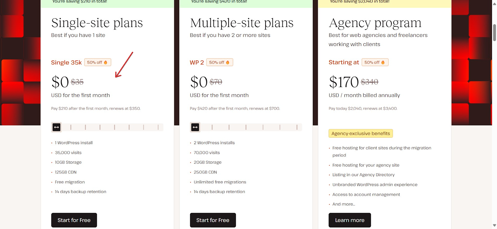 2Kinsta WordPress hosting