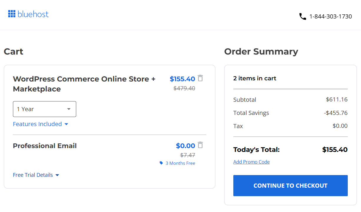 Bluehost eCommerce Hosting Review