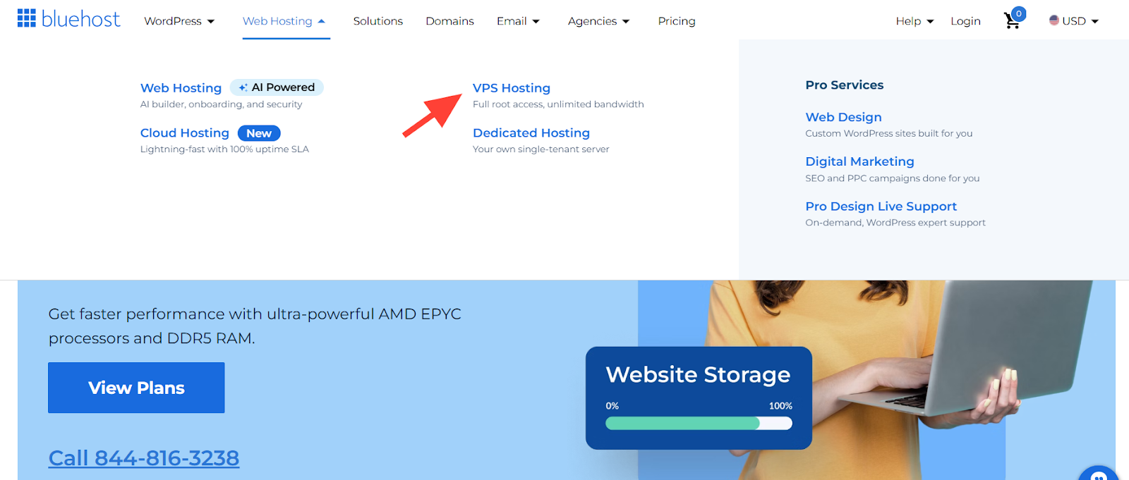 Bluehost VPS