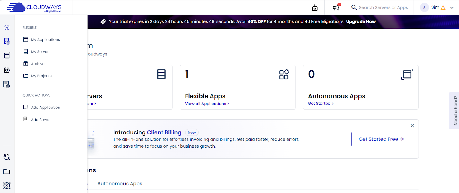Cloudways WordPress hosting