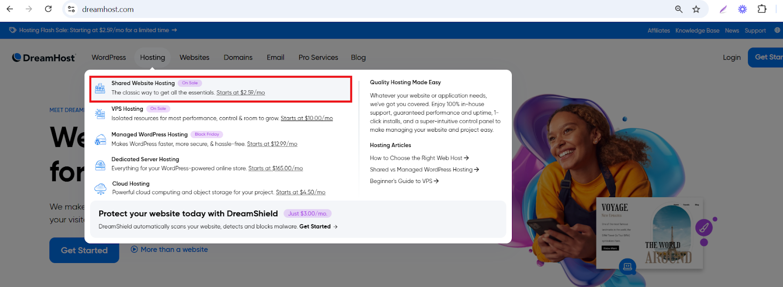 Recenze Dreamhost Blog Hosting