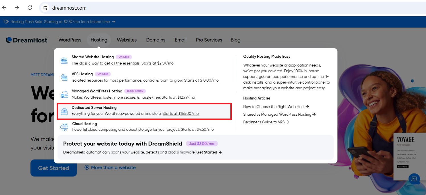 Dreamhost Dedicated Server Hosting Review
