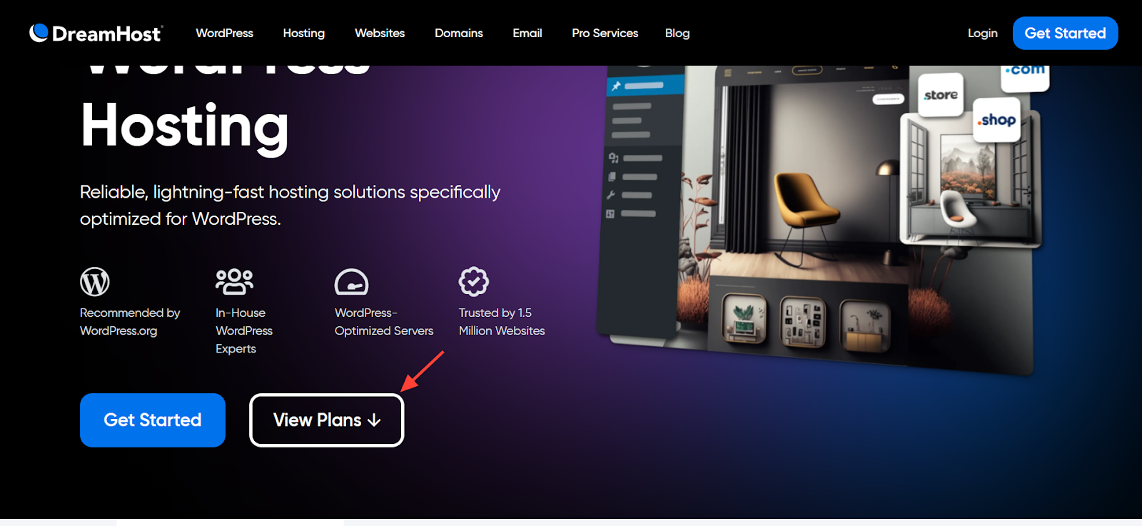 DreamHost WordPress hosting