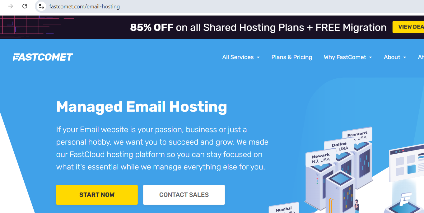 FastComet Email Hosting Review