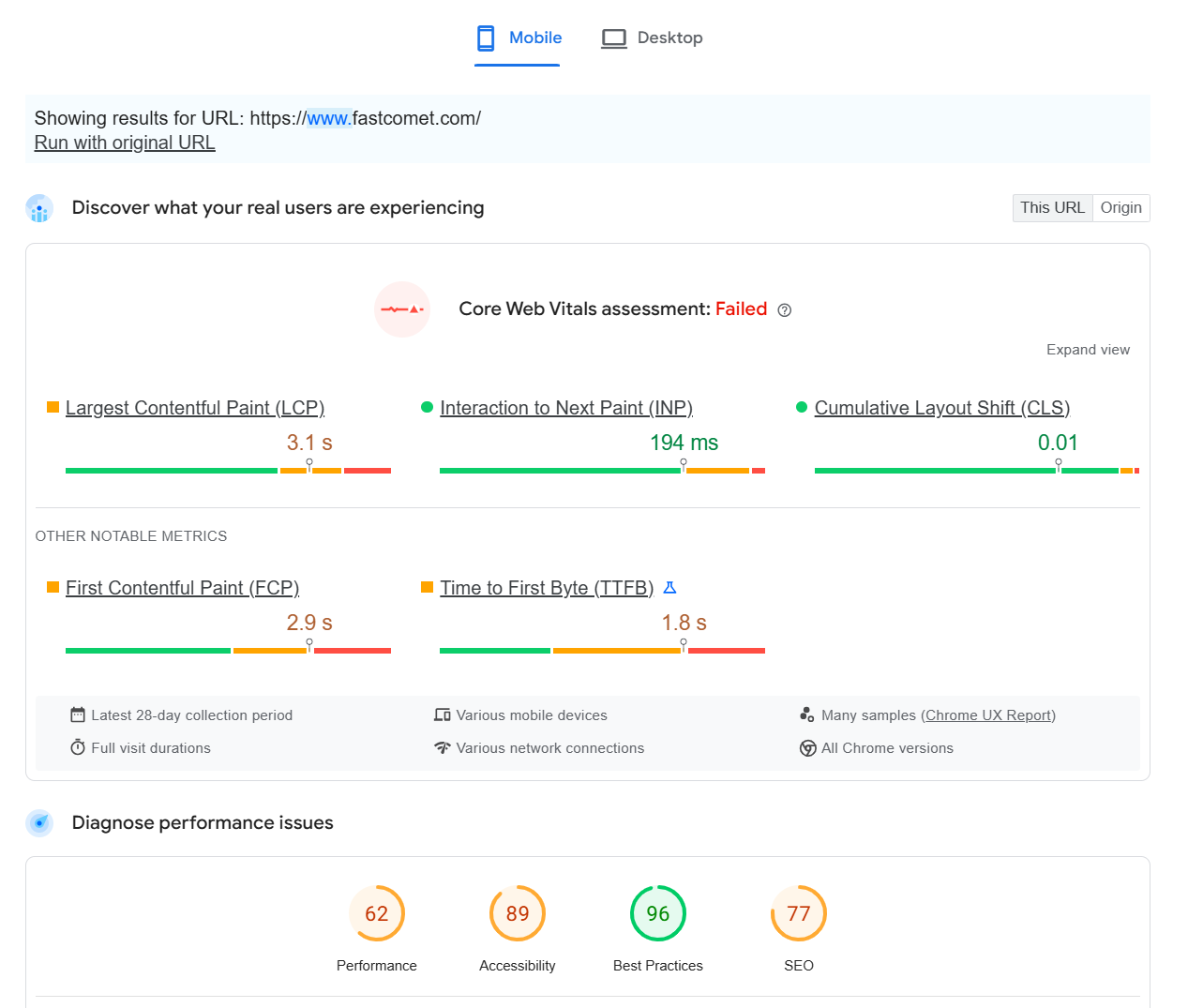 FastComet Shared Hosting Review