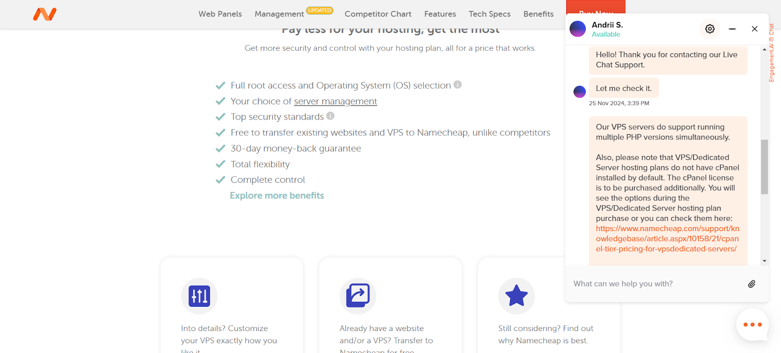 Namecheap VPS