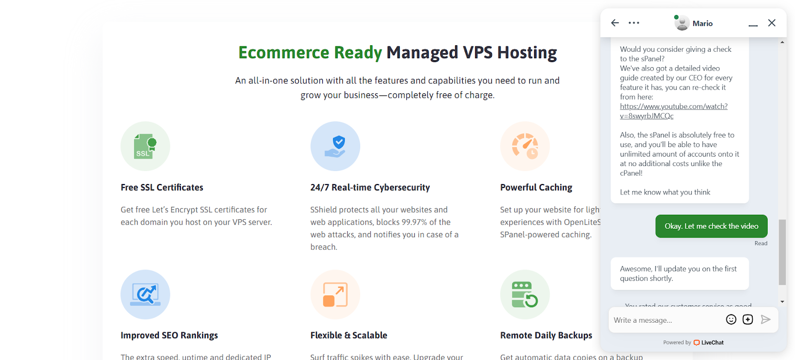 ScalaHosting VPS