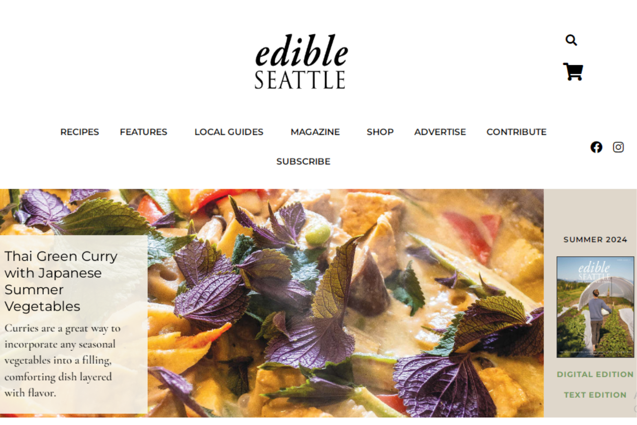 Edible Seattle Website